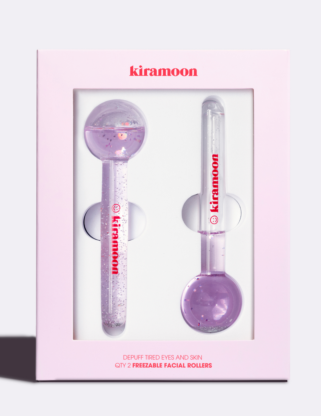 Moon Globes Glittery Ice Face Rollers | Kiramoon